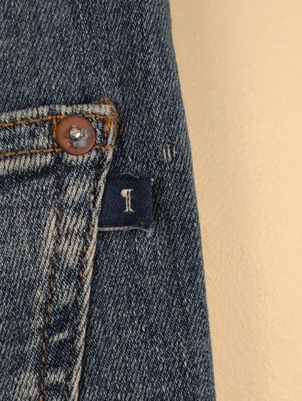 Pilcro Classic High-Rise Women's Blue Denim Flare Jeans Size 30 - Picture 11 of 13